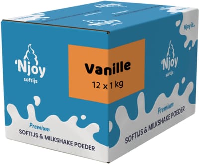 NJOY | Vanilleijs | Mix | 12x 1 kg