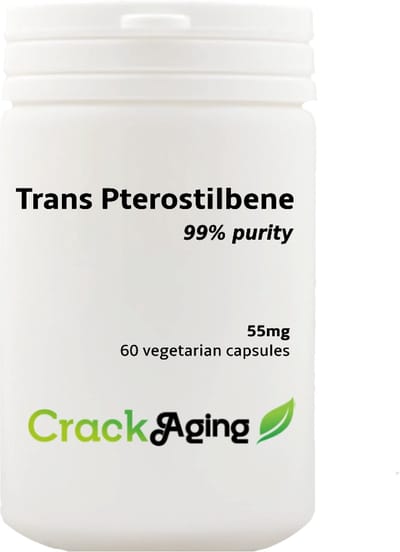 Trans Pterostilbeen 99% 55mg, 60 vegetarische capsules