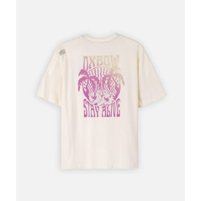T-shirt Korte Mouw Oxbow Bedrukt T-shirt op borst en rug SHADED