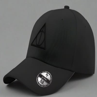 Casquette Harry Potter - DEATHLY HALLOWS BLACK LOGO