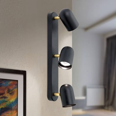 ORION Wandlamp Bradley 3-lamps, gezwenkt