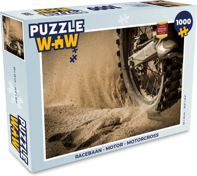Puzzel Racebaan - Motor - Motorcross - Legpuzzel - Puzzel 1000 stukjes volwassenen