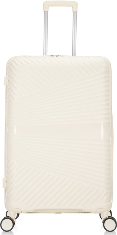Mallorca Reiskoffer L - 93L - 75x48x29,5 cm - Lichtgewicht Harde Koffer - Met Ingebouwd TSA Slot - Voor Lange Vakanties - Beige