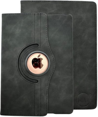 HEM Silky Black iPad hoes geschikt voor iPad 11 (2025) - 10.9 inch Draaibare Autowake Cover - iPad 2025 hoes - iPad A16 Hoesje - 11e generatie hoes