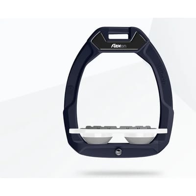 Veiligheidseisen voor ruiters Plat Grip Aluminium/Wit/Grijs Flex-On Safe-On