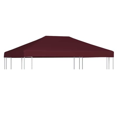 vidaXL - Prieeldak - 310 - g/m² - 3x4 - m - bordeaux