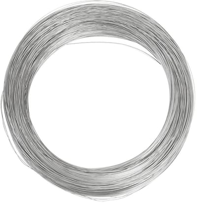 Roestvrij Staal Draad - Hard Draad - Hobby Projecten - Corrosiebestendig - 10 Meter - Zilver