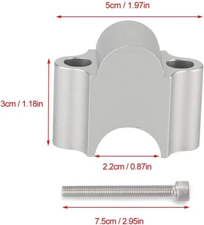 Verhoger Motor Stuur 22 mm Universeel Stuurbevestiging Verstelbaar