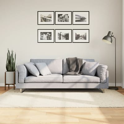 vidaXL - Vloerkleed - OVIEDO - laagpolig - 140x200 - cm - beige