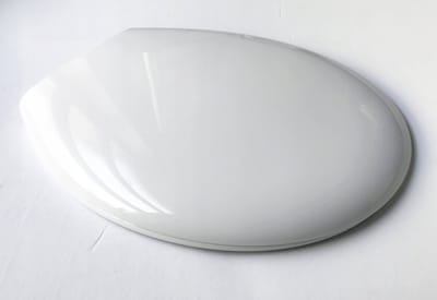 Hamberger KETA ECO toiletglas - wit polypropyleen