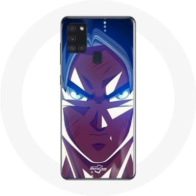 Coque Samsung Galaxy A21S Dragon Ball Goku Visage énervé