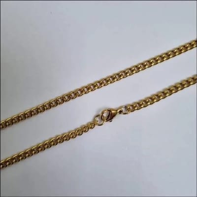 Aramat Jewels | Halskettingen | Gourmet Stalen Ketting – 50cm Soepele Stijlvolle Schakelketting RVS | | | |4mm | Staal | Volwassenen | Verkleurd niet