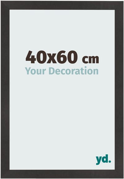 Your Decoration - Fotolijst 40x60 cm - MDF - Zwart Mat - Bologna