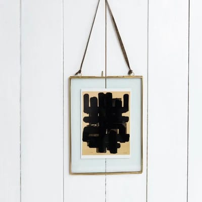 Opknoping fotolijst van messing Rex London