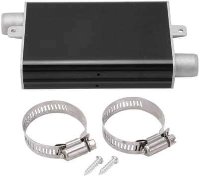Golden crown - Standkachel Uitlaatdemper - Aluminium Geluiddemper - Verbeter rijervaring - Zwart - Eberspacher Airtronic D2 D4 D4S - 24mm