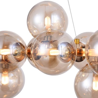 Maytoni Langwerpige hanglamp Dallas, goudkleurig