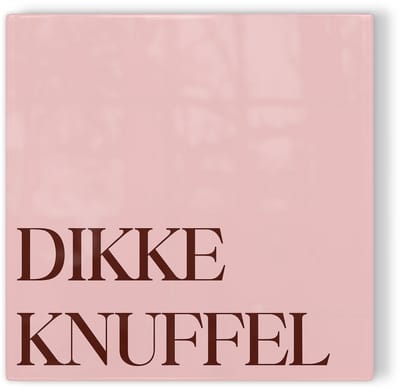 Tegeltje Dikke knuffel - roze - tegeltje liefde - tegeltje met tekst