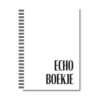 less is MOORE | Echoboekje | A5-formaat | invulboek