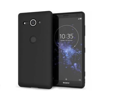 Pearlycase.. Zwart TPU Siliconen Case Hoesje Geschikt voor Sony Xperia XZ2 Compact