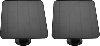 Zonnepaneel - Solar Charger - Camera Voeden - IP65 Waterdicht - 12W Vermogen - Zwart