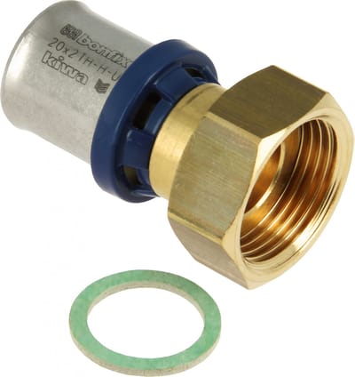 Bonfix Perskoppeling - Alu-pers - 2-delige koppeling met losse fiberring - 3/4 x 20mm