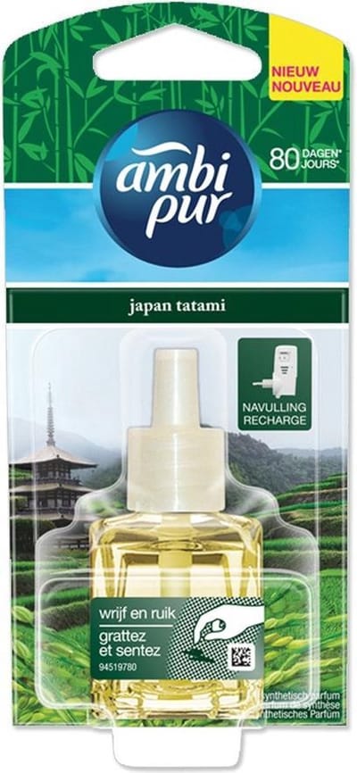Navulling Voor Elektrische Luchtverfrisser Tatami Ambi Pur (21,5 ml)