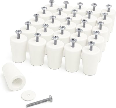 Rolluikstopper Set - Raamafslag PVC - Rolluiken Repareren - Versterkte Wand - Lengte 40 mm - Wit