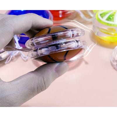 Kinderspeelgoed Yo-Yo Bal Jongens En Meisjes Basisschoolleerlingen Lichtgevende Yo-Yo Bal Yoyo Bal black