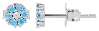 AKZENT Akzent dames oorbel "Blütenzauber Lilly" van 925 sterlingzilver, gerhodineerd,