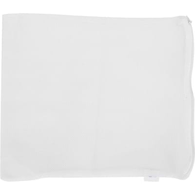 10 Pièces Aquarium Aquariums Sac Filtrant Réutilisable en Polyester avec Fermeture Éclair Sacs d'Isolation Blanc blanc