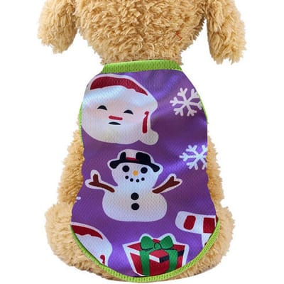 Vêtements de Noël pour chiens, vêtements en coton pour animaux de compagnie, sweats à capuche pour petits chiens, chats, gilet, chemise, costume pour chiot, chaton, cadeau pour chiens 2XL