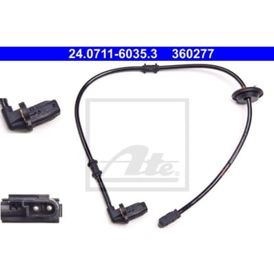 Sensor, wielsnelheid ATE 24.0711-6035.3 links