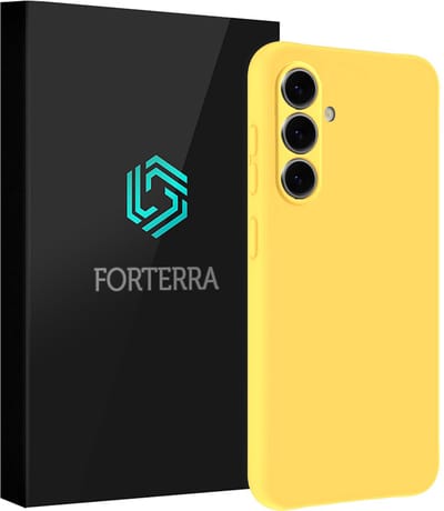 Hoesje Geschikt voor Samsung Galaxy A57 - Sterk & Shockproof - Siliconen Case - Hoes Cover - Geel