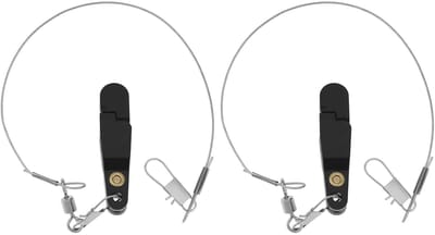 Dailygoods- Downrigger Clip - 2 Stuks - Quick Release - Kunststof/Metaal - Geschikt voor Diepzee Vissen - Sterk voor Grote Vissen - Vissenclip