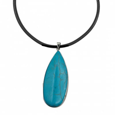 Ketting- Turquoise -Hanger - Charme Bijoux