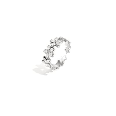 Lucky Spark Ring | RVS (Verkleurt niet) | Zilverkleurig | Zilveren Ringen | Beste cadeau voor haar |