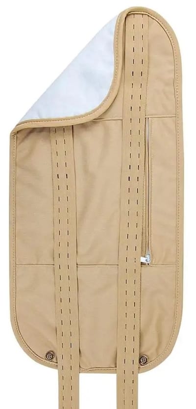 Herbruikbare Biologische Castor Olie Pack 48×24cm - Verstelbare Zachte Flanel Wrap Voor Kalmerende Kuiten, Knieën & Armen