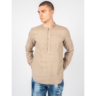 Xagon Man overhemd Lino Mannen beige