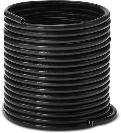 Tuinslang – Waterslang – Sproeislang – Robuuste tuinslang – Voor het besproeien van het gazon en het reinigen van het terras – 20 m, 1,2 cm, zwart