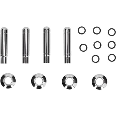 8 stuks Autodeurslotpen met Afdekking ABS Chroom Vervanging voor Chevrolet TRAXCruzeMalibu gray