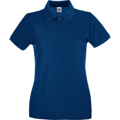 Fruit of the Loom Dames/Dames Premium Piqué Katoen Polo Shirt (Marine)