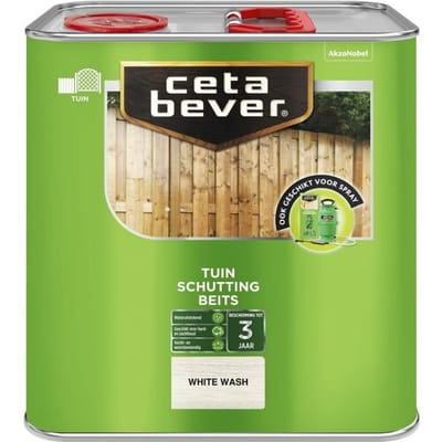Cetabever - Schuttingbeits Transparant - White Wash - 2,5 L
