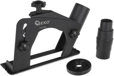 GEKO Stofkap haakse slijper - Duurzaam staal - Verstelbare diepte - Stofafzuiging - 115-125 mm