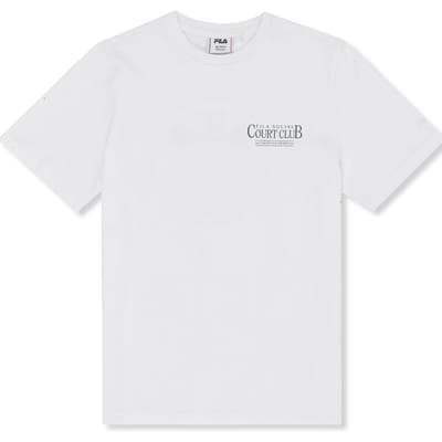 FILA Montanelli Loose Graphic T-shirt Bright White Maat: 134/140 | T-Shirts Outlet | Unisex | Wit