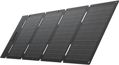 Draagbaar Zonnepaneel - Opvouwbaar Paneel - Energie Opladen - Hoge Efficiëntie 25% - 51x42cm Opgevouwen - Zwart