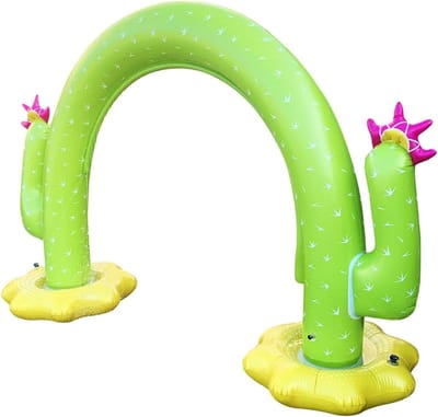 Tuinsproeier Cactus - Waterspeelgoed Buiten - Zomerse Afkoeling - Kantelbestendige Voeten - 166 cm Hoog - Groen