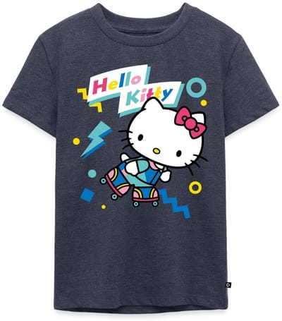 Hello Kitty Jaren 90 Stijlen Met Rolschaatsen Premium T Shirt Kinderen