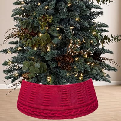 Sfeervolle kerstboomrok voor een feestelijke uitstraling, kerstdecoratie, kerstversiering en boomaccessoires