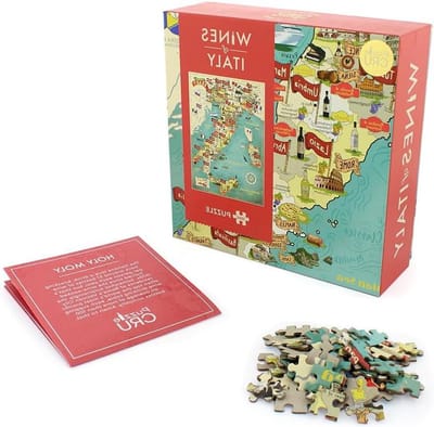 Legpuzzel 1000 stukjes - Wijn puzzel - Ontspannen tijdverdrijf - Gedetailleerde Italiaanse wijngaarden - 1000 stukjes - Meerkleurig