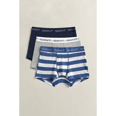 Gant Ondermode 3Pack Stripe Trunk Vintage Blue / male
